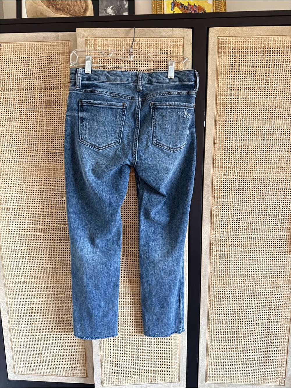 Kut from the Kloth Reese Ankle Straight Leg Dark Blue Jeans - Picture 2 of 8